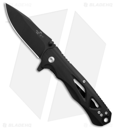 Bear OPS Rancor II Flipper Liner Lock Knife (3.25" Black) MC-400-B4-B