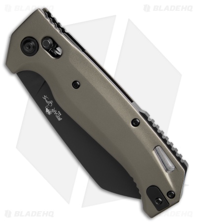 Bear Ops KATAKT II Automatic Slide Lock Knife Gray Aluminum (3.25" Black Serr)