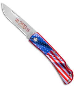 Bear & Son Small Farmhand Slip Joint Knife 250th Anniversary Al(2.75" Satin)