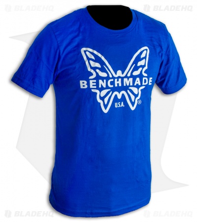 Benchmade Blue Classic Short Sleeve T-Shirt