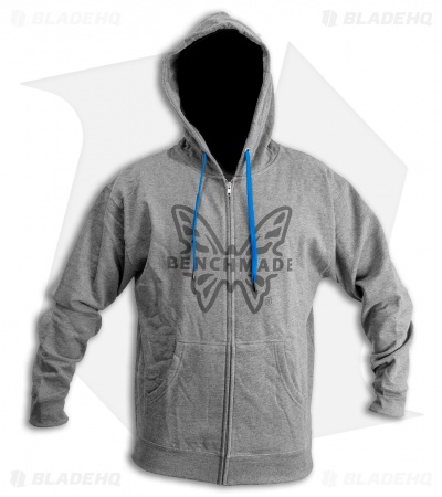 Benchmade Men's Favorite Zip-Up Hoodie - Gunmetal