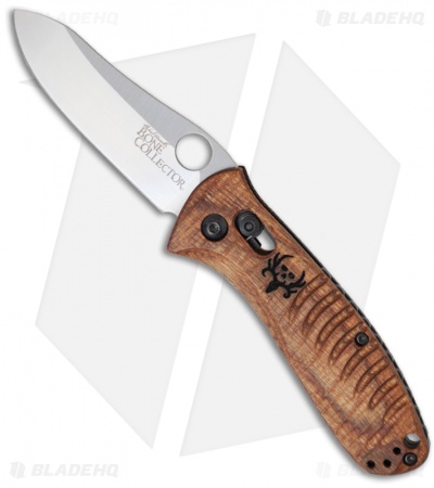 Bone Collector 15030-2 Mini Axis Folder Knife Walnut (2.95" Plain)