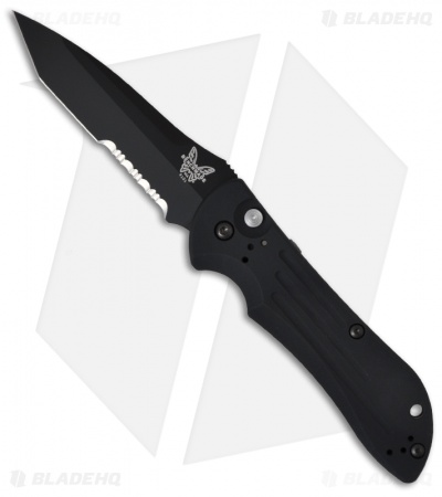 Benchmade 9101SBK Auto Stryker Automatic Knife Next Gen (3.6" Black Serr)