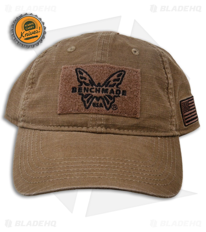 Benchmade Knives Tactical Coyote Brown Hat W/ Velcro Patch 