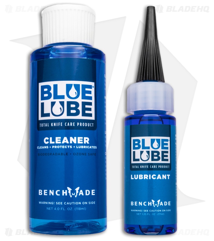 Benchmade Blue Lube Cleanser & Lubricant Bundle (4 oz / 1.25 oz)