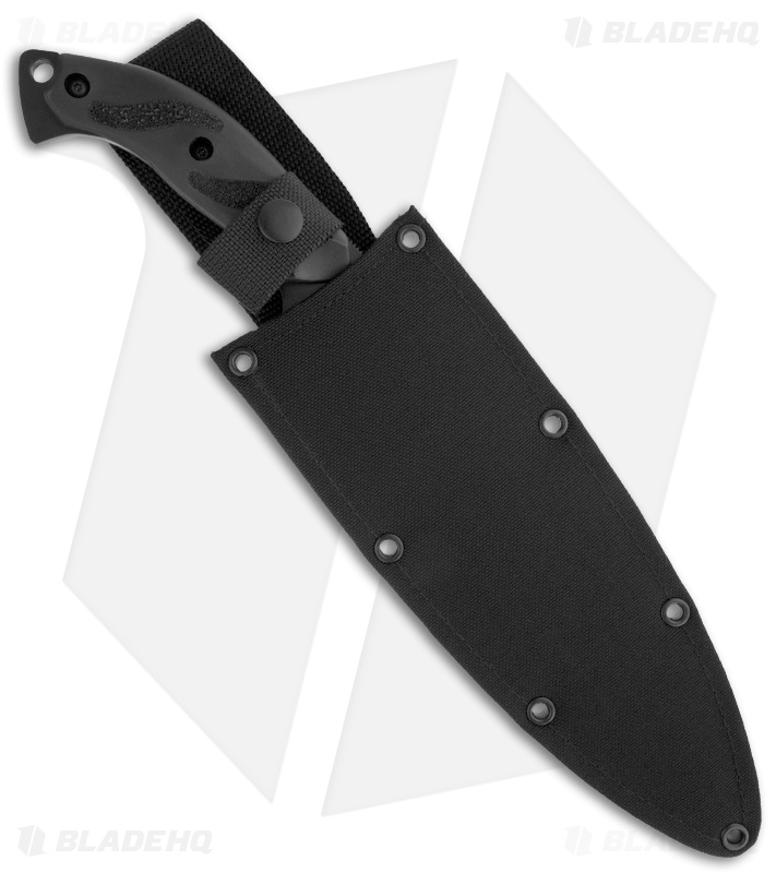 Blackhawk! Tatang Knife Fixed Blade (8.6" Black Plain) 15TT00BK