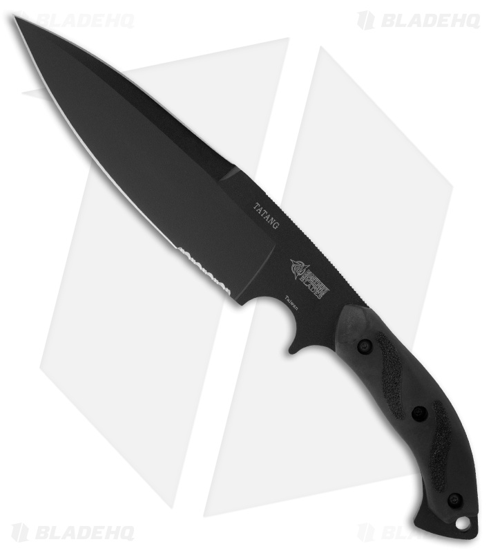 Blackhawk! Tatang Knife Fixed Blade (8.6" Black Serr) 15TT10BK