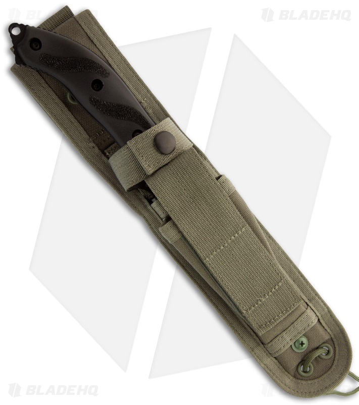 Blackhawk! Nightedge Tactical Fixed Blade Knife (5.9" Black Serr) 15NE10BK