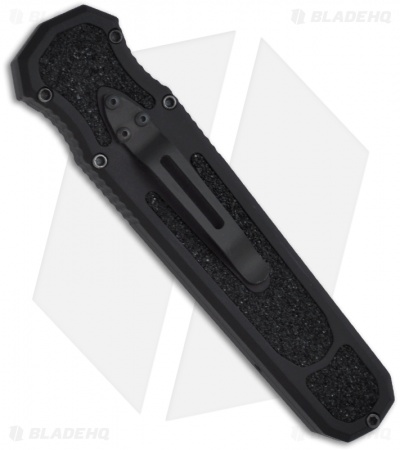 MOD Triton D/A Dagger OTF Automatic Knife James Bond (3.6" Black Serr) 45-8