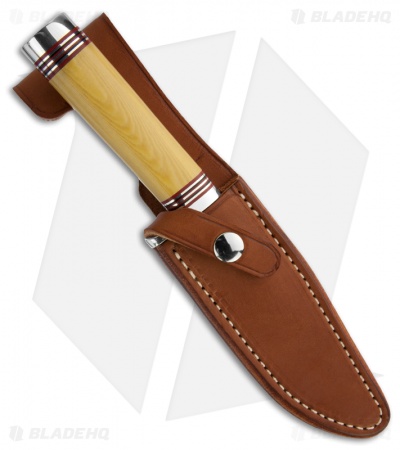 BlackJack Classic Model 125 Fixed Blade Knife Ivory Micarta (5" Satin)