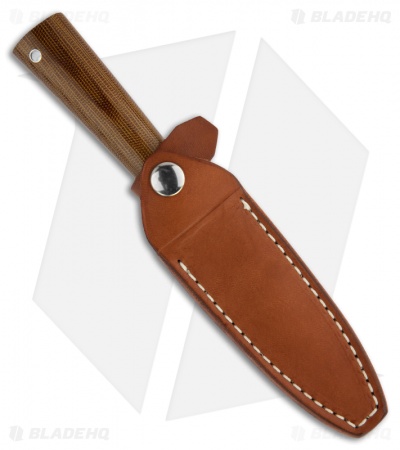 BlackJack Classic Model 4 Fixed Blade Knife Natural Micarta (3.75" Plain)
