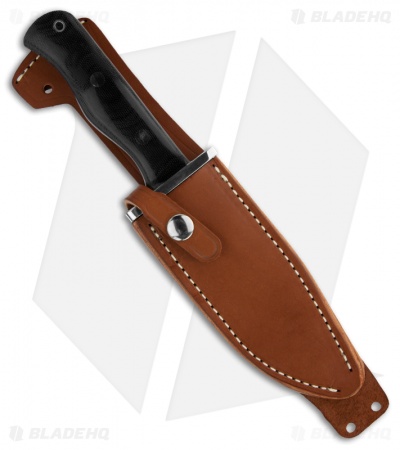 BlackJack Model 13 Halo Attack Knife Border Patrol Black Micarta (5.5" Plain)