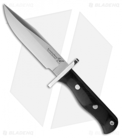 BlackJack Model 13 Halo Attack Knife Border Patrol Black Micarta (5.5" Plain)