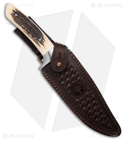 Boker Arbolito Torito HX Fixed Blade Knife Red Stag (6.4" Satin) 02BA593HX