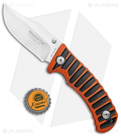 Fox Liner Lock Knife Orange/Black 01FX035