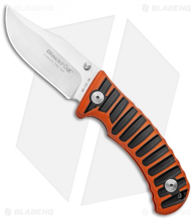 Fox Liner Lock Knife Orange/Black 01FX035