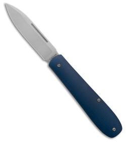 Boker Coffin Handle Blue Canvas Micarta Slip Joint (3.5") 112944