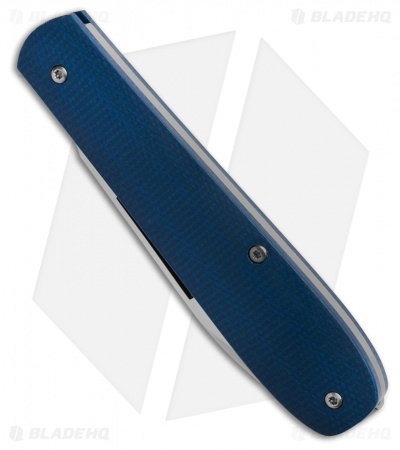 Boker Coffin Handle Blue Canvas Micarta Slip Joint (3.5") 112944