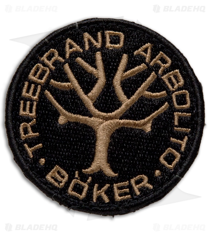 Boker Embroidered Nylon Logo Patch - Coyote Brown