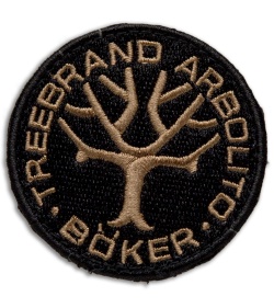 Boker Embroidered Nylon Logo Patch - Coyote Brown