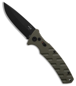 Boker Large Strike Automatic Knife Green Grivory (3.6" Black D2) 06EX901