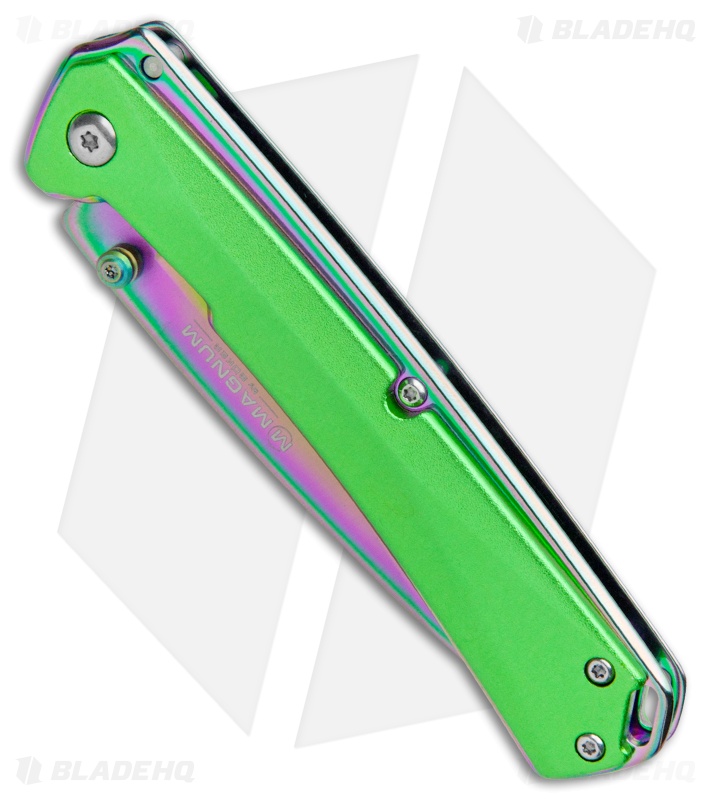 Boker Magnum Matte Rainbow Folding Knife (3.25" Spectrum) 01MB730
