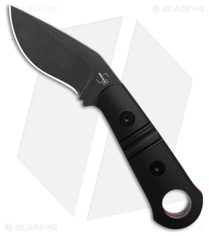 Boker Makri Knife Black G-10 (Black) 02BO088- Blade HQ
