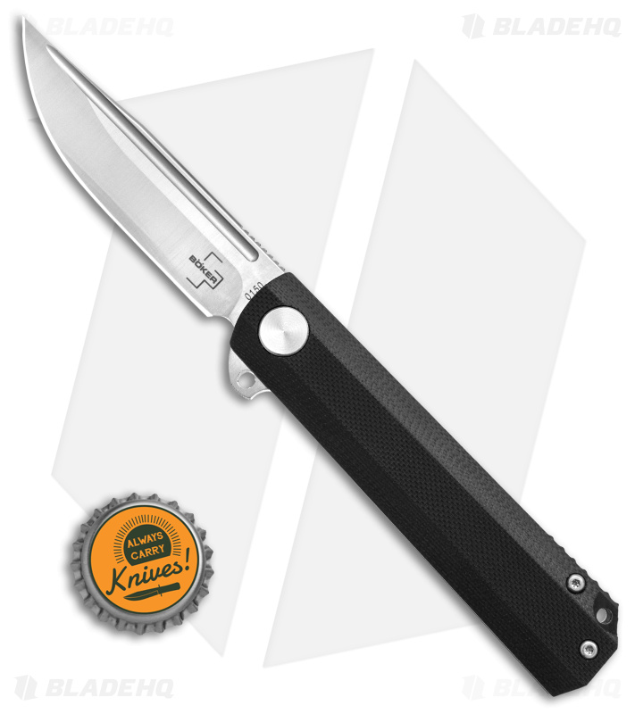 Boker Plus Cataclyst 42 Frame Lock Knife Black G-10/Steel (3.25" Satin) 01BO675