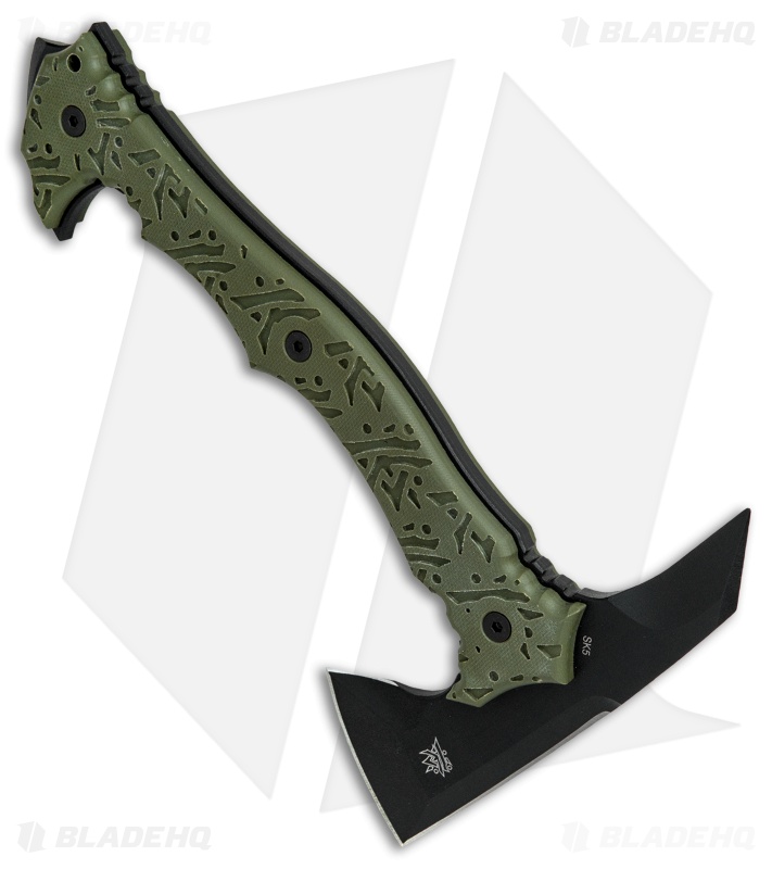 Boker Plus Chicken Hawk 9" Tomahawk Axe OD Green G-10 / SK5 Steel 09BO114