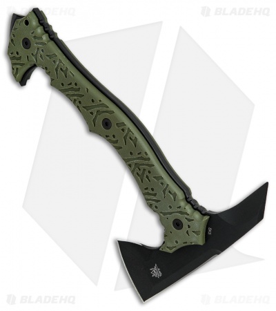 Boker Plus Chicken Hawk 9" Tomahawk Axe OD Green G-10 / SK5 Steel 09BO114