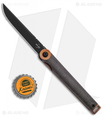 Boker Plus Kaizen Liner Lock Knife Green Canvas Micarta (3.11" Black)  01BO391