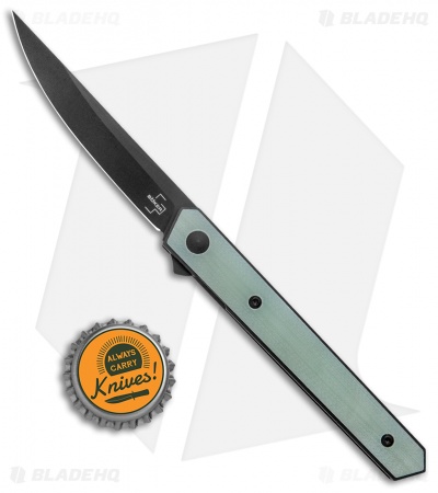 Boker Plus Kwaiken Air Mini Liner Lock Knife Jade G-10 (3" Black)