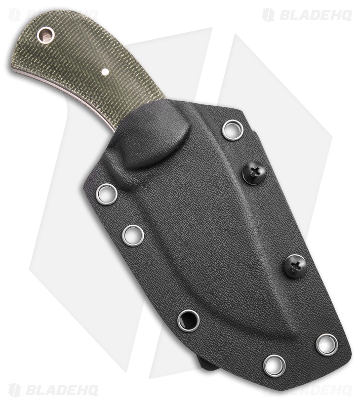Boker Plus Mad Man Fixed Blade Green Micarta (3.31" D2 Stonewashed)