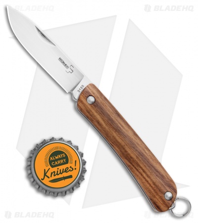 Boker Plus Mini Tech Tool 1 Slip Joint Knife Zebrawood (2" Polish) 01BO876