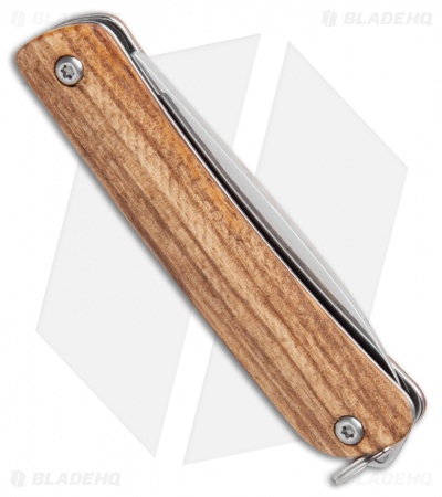 Boker Plus Mini Tech Tool 1 Slip Joint Knife Zebrawood (2" Polish) 01BO876