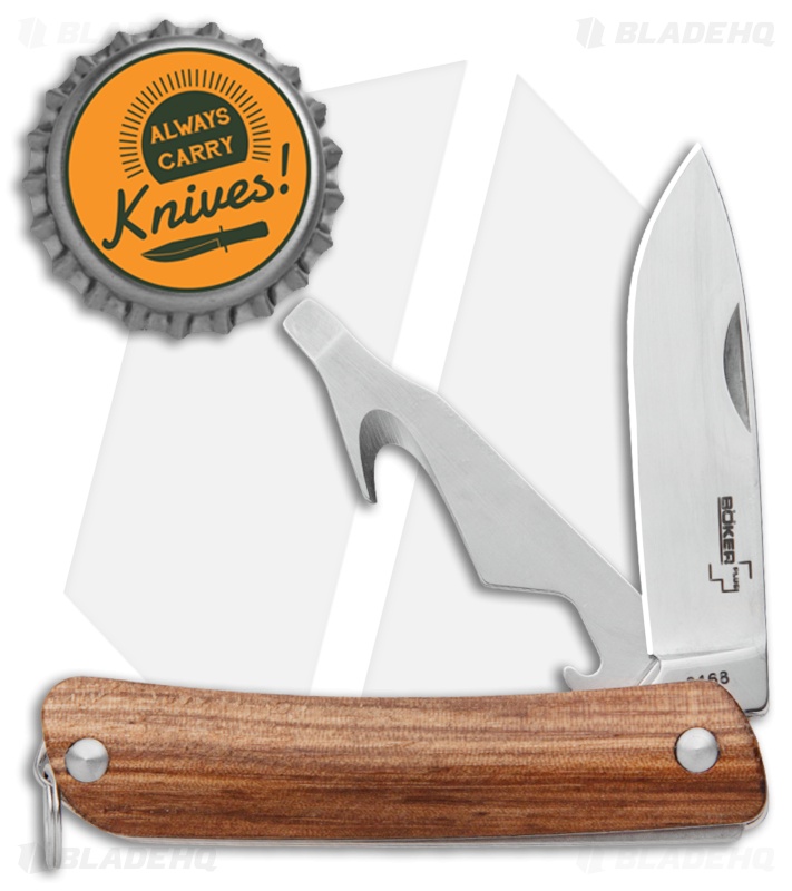 Boker Plus Mini Tech Tool 2 Multi Tool Zebrawood (4-in-1) 01BO877