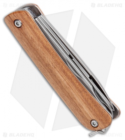 Boker Plus Mini Tech Tool 4 Multi Tool Zebrawood (5-in-1) 01BO879