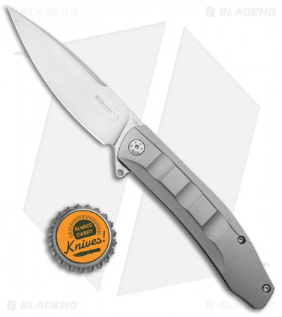 Boker Plus Talpid Frame Lock Knife Stainless Steel (3.5" Satin) 01BO249