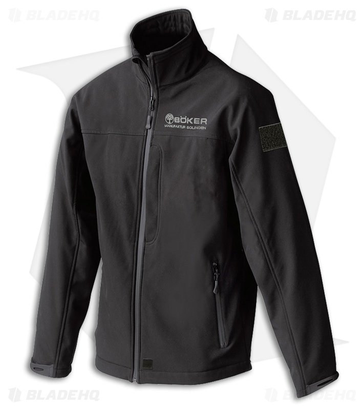 Boker Softshell Zip-Up Jacket -  Black