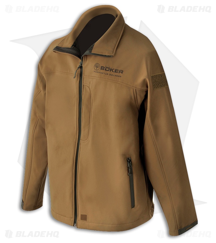 Boker Softshell Zip-Up Jacket -  Coyote