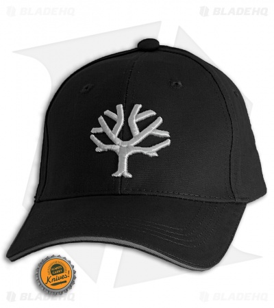 Boker Tree Black Ball Cap Silver Logo (Adjustable)