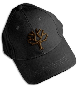 Boker Tree Brand Black Ball Cap Brown Logo (Adjustable)