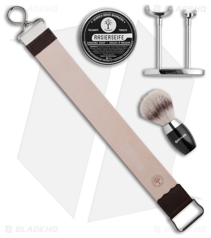 Boker Tree Brand Shave Care Set (4 Piece)