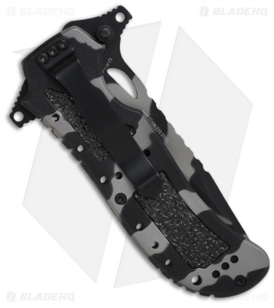 Boker Plus Camo Defender Liner Lock Knife (3.375" Gray Serr) 01BO119