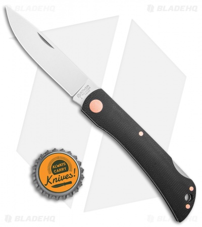 Boker Rangebuster Lockback Knife Black Micarta (3" Satin) 112914