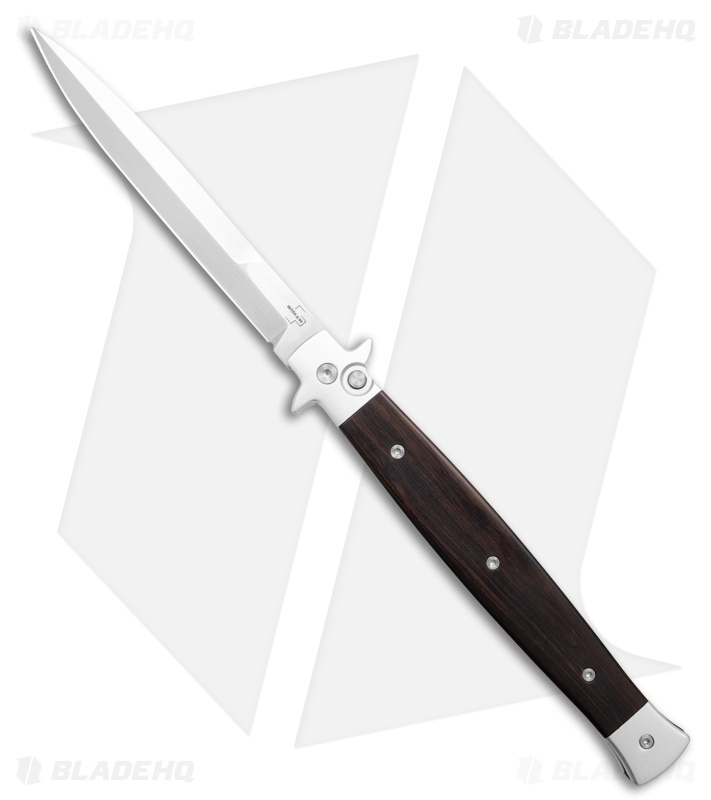 Boker Plus Stiletto 5.0 Automatic Knife Ebony (5.1" Satin)*DISCOUNT*