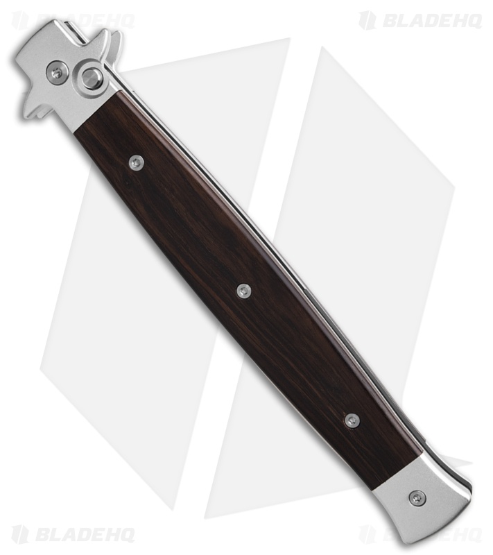 Boker Plus Stiletto 5.0 Automatic Knife Ebony (5.1" Satin)*DISCOUNT*