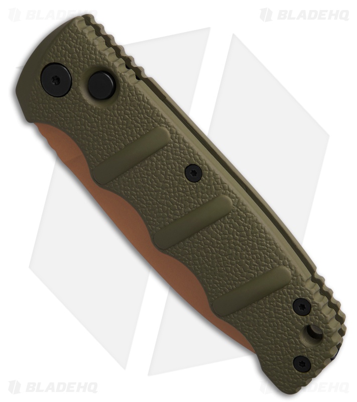 Boker Desert Warrior Kalashnikov Dagger Automatic Knife OD Green (3.3" D2)