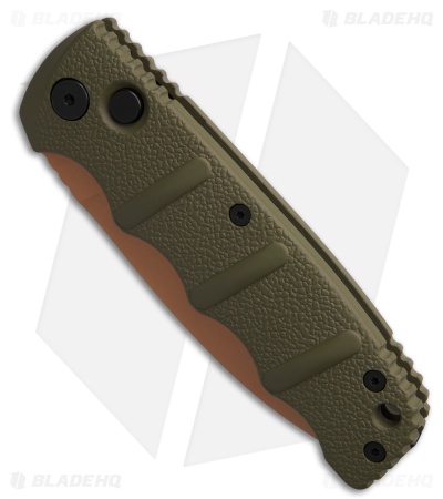 Boker Desert Warrior Kalashnikov Dagger Automatic Knife OD Green (3.3" D2)
