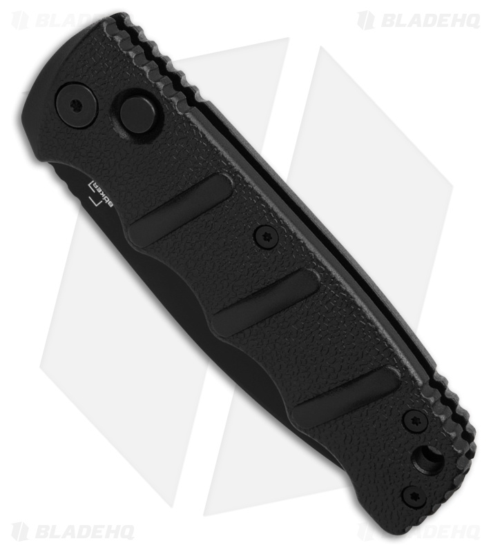 Boker Kalashnikov Drop Point Automatic Knife Black Aluminum (3.25" Black D2)